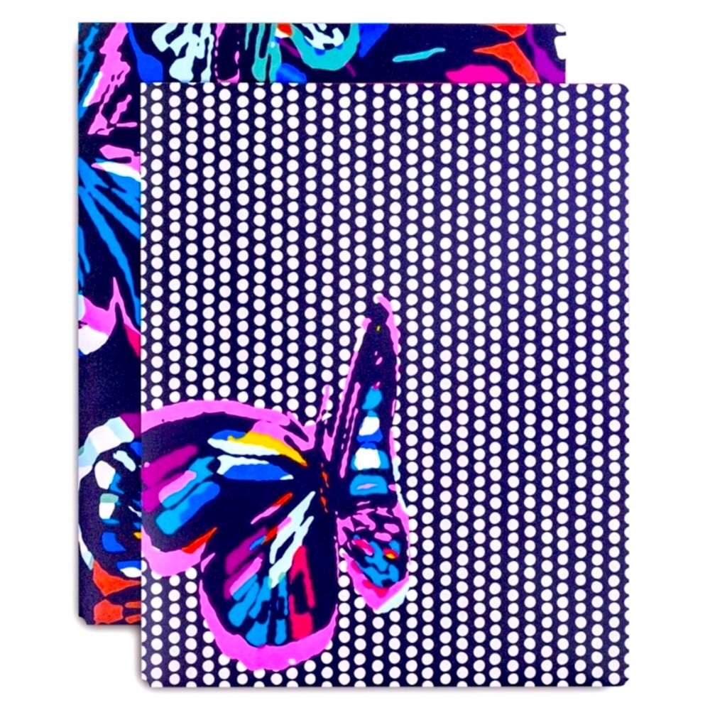Vera Bradley butterfly flutter folder